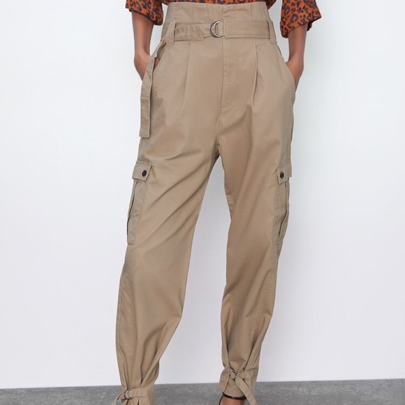 belted cargo jumpsuit